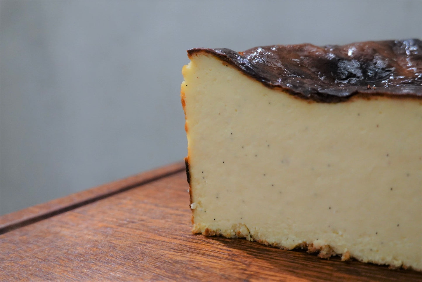 Vanilla & Rum Basque Cheesecake